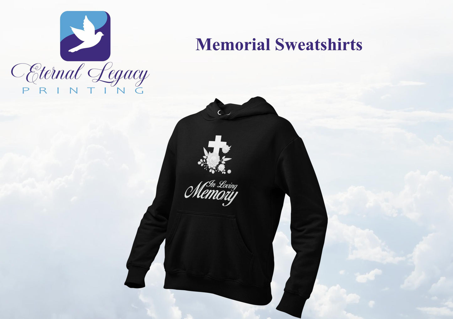 Memorial Sweatshirt Hoodies -Full Color